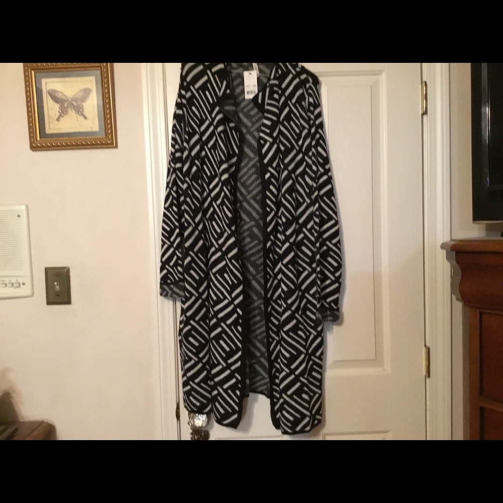 Macys New York Fashion Long Cardigan Sweater 1X